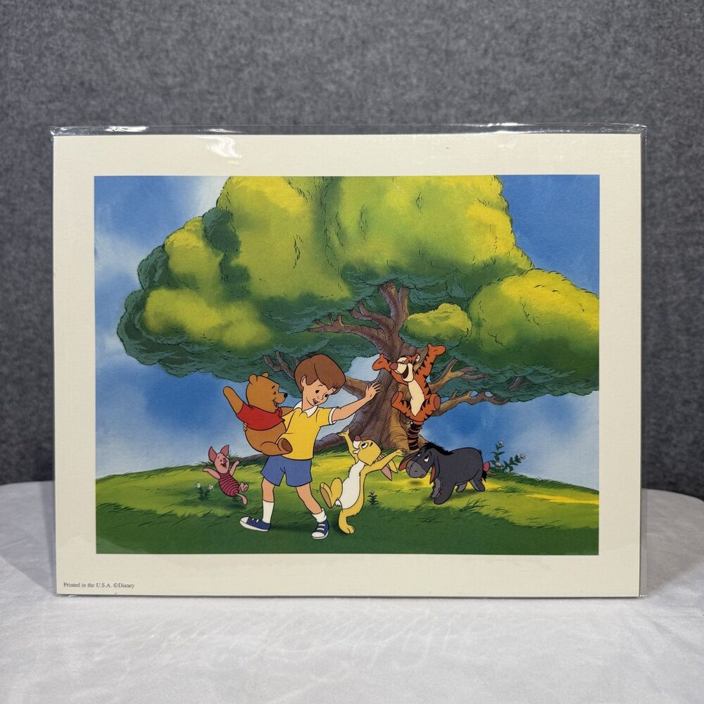 Disney Exclusive 1997 Winnie The Poohs Grand Adventure Exclusive Lithograph